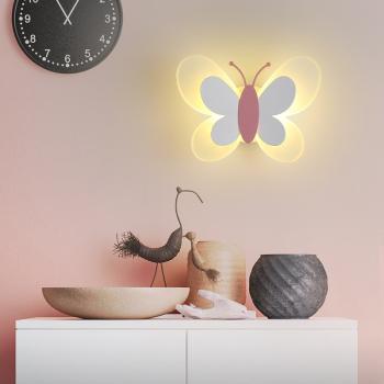360Home Kinderzimmer Cartoon Schmetterling Wandleuchte Nachtlicht